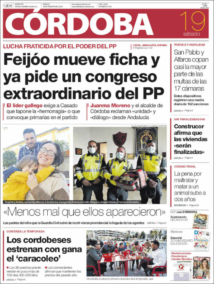 Portada de Diario de Córdoba (Espa&ntilde;a)