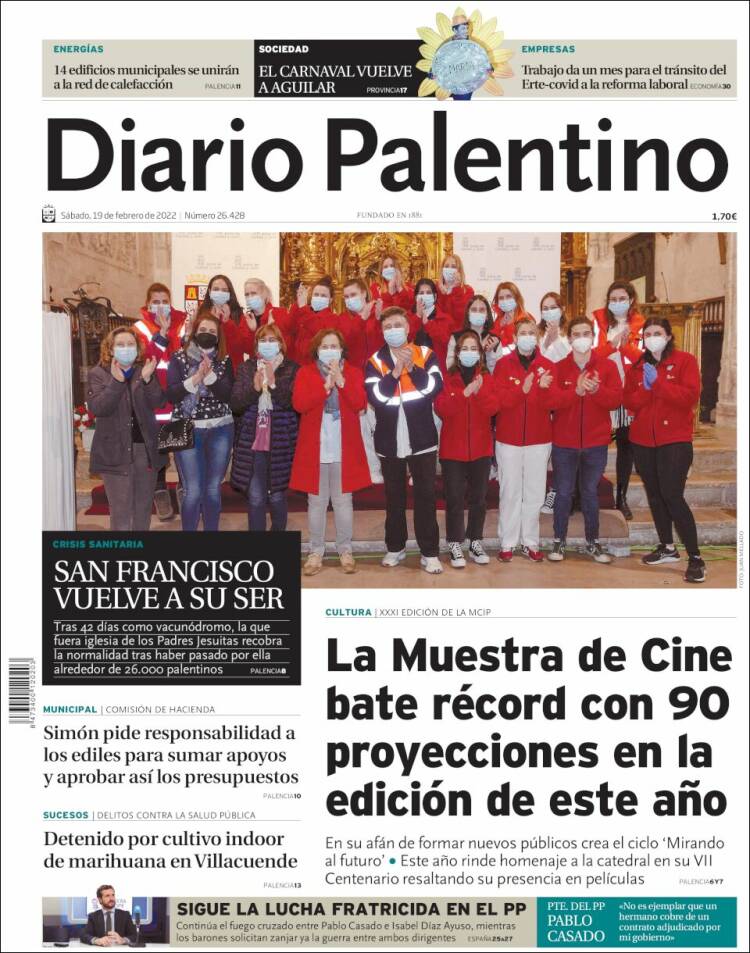 Portada de Diario Palentino (Espa&ntilde;a)