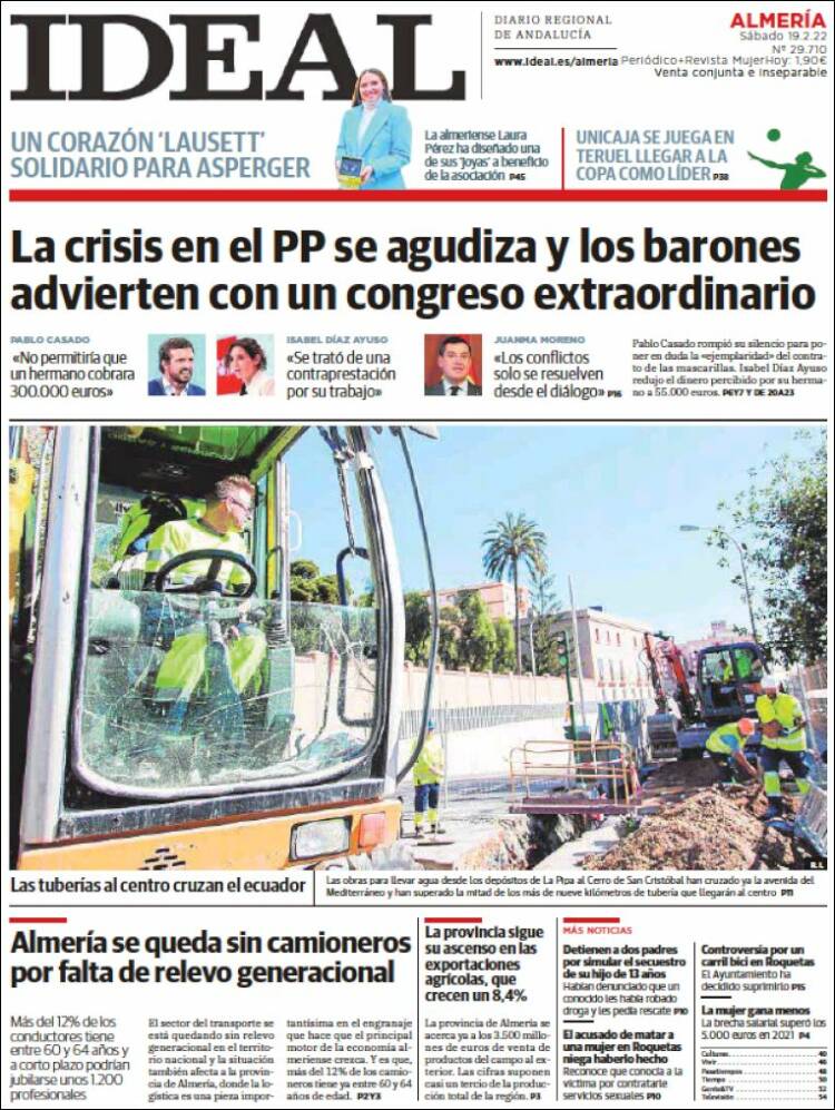 Portada de Ideal Almeria (Espa&ntilde;a)