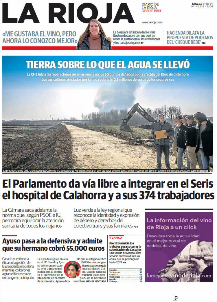 Portada de La Rioja (Espa&ntilde;a)