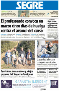 Portada de Segre  (Espa&ntilde;a)