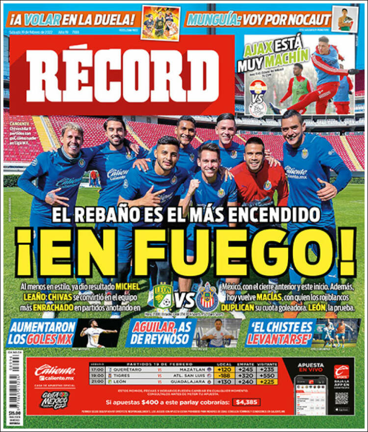 Portada de Record (México)