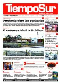 Portada de Tiempo Sur (Argentina)