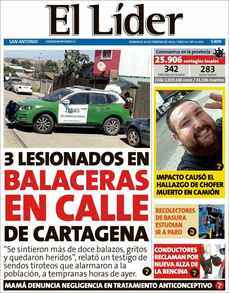 Portada de Lider de San Antonio (Chile)