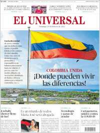 Portada de El Universal (Colombia)