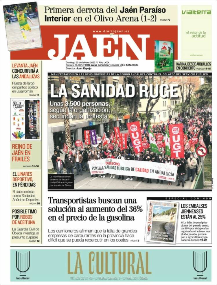 Portada de Diario Jaén (Espa&ntilde;a)