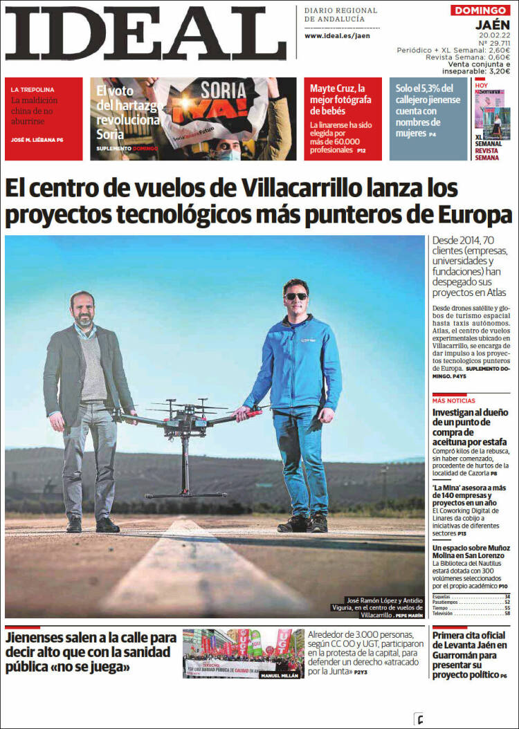 Portada de El Ideal de Jaén (Espa&ntilde;a)