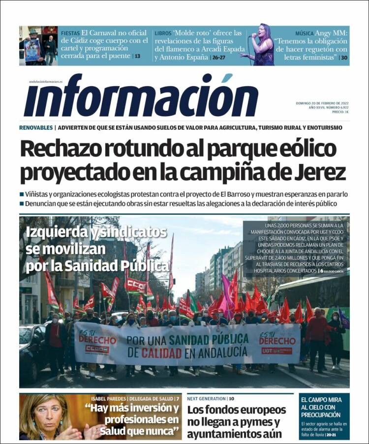 Portada de Información - Jerez (Espa&ntilde;a)