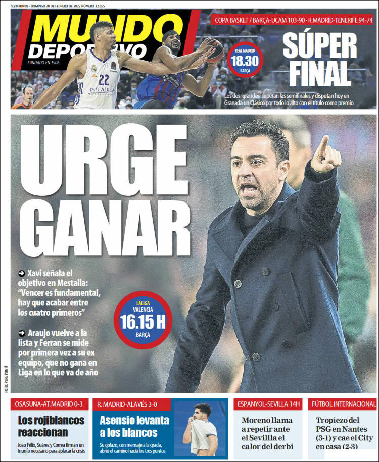 Portada de El Mundo Deportivo (Espa&ntilde;a)