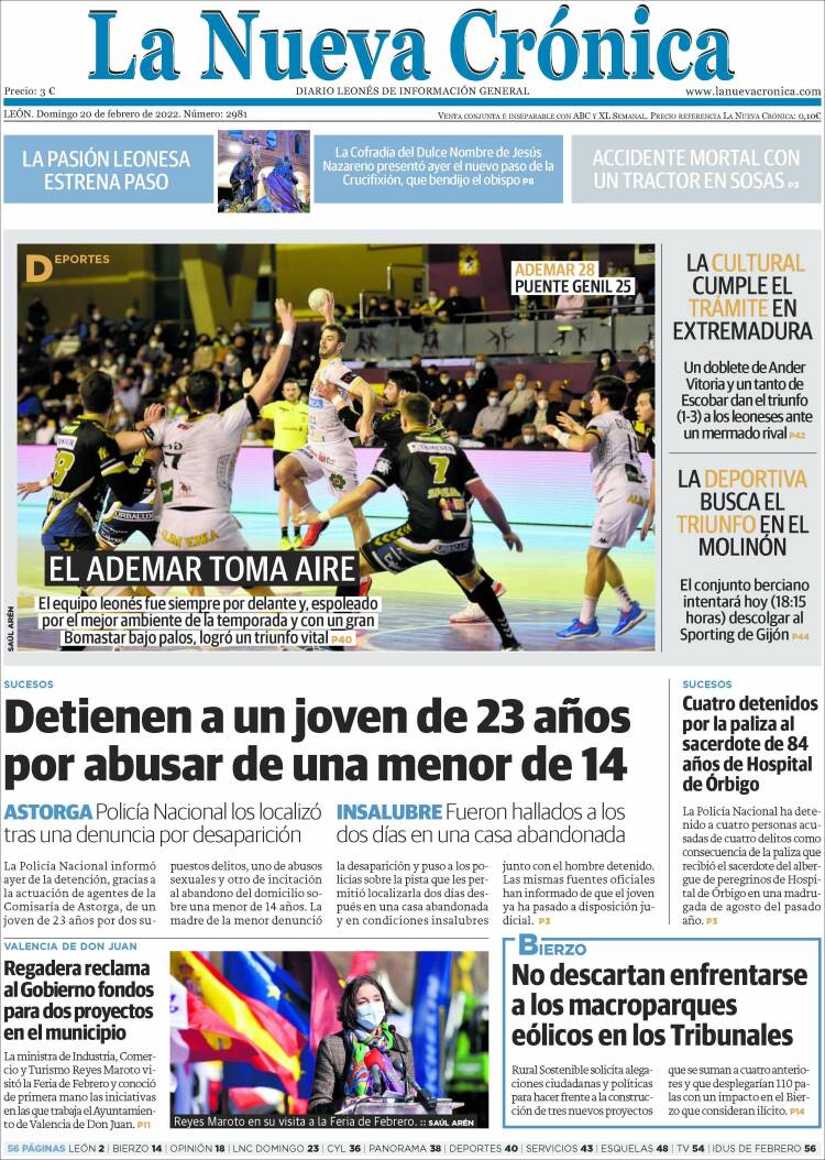 Portada de La Nueva Crónica (Espa&ntilde;a)