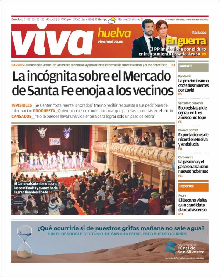 Portada de Viva Huelva (Espa&ntilde;a)