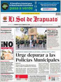 Portada de El Sol de Irapuato (México)