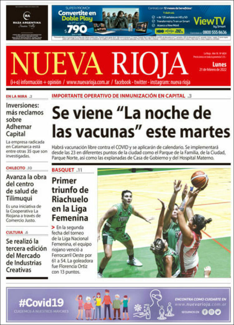 Portada de Nueva Rioja (Argentina)