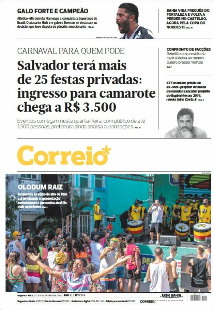 Portada de Correio* (Brasil)