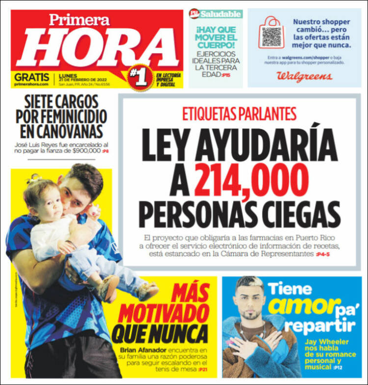 Portada de Primera Hora (Puerto Rico)