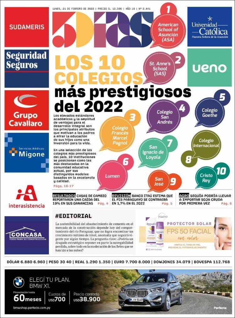 Portada de 5 Días (Paraguay)