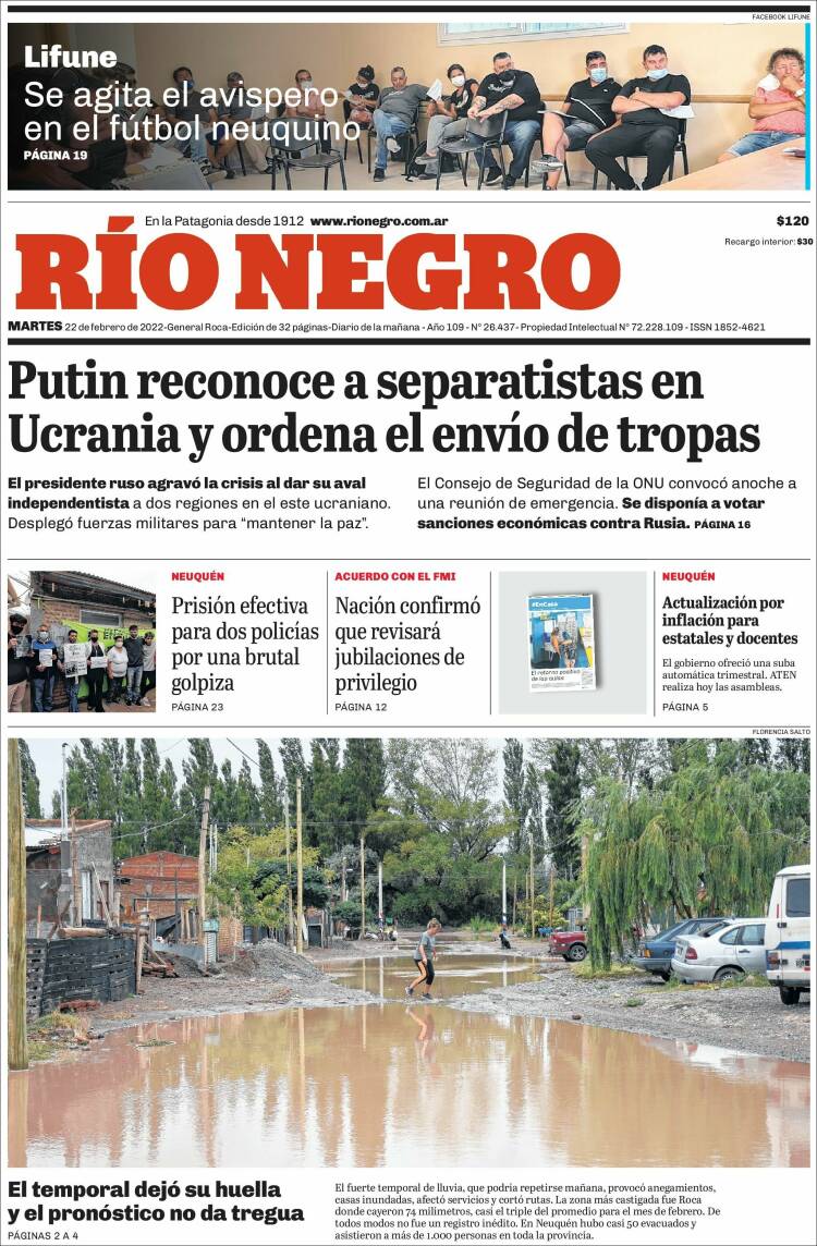 Portada de Rio Negro (Argentina)