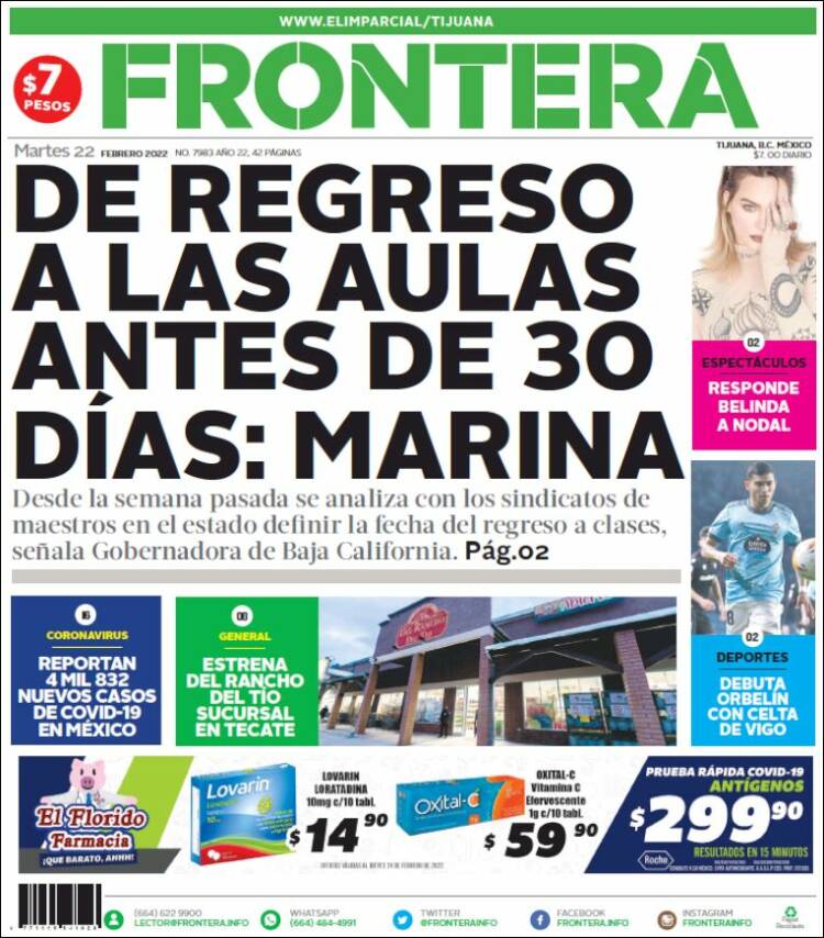 Portada de Frontera (Mexico)
