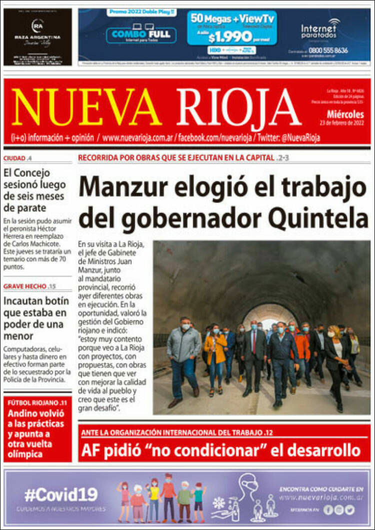 Portada de Nueva Rioja (Argentina)