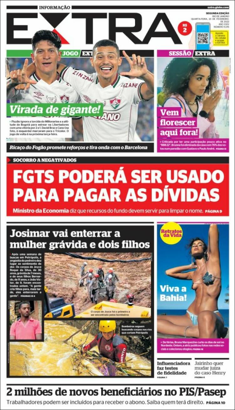 Portada de Extra (Brasil)