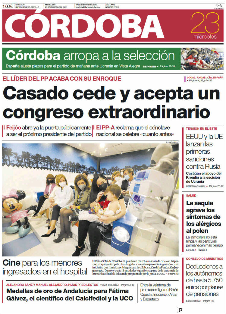 Portada de Diario de Córdoba (Espa&ntilde;a)