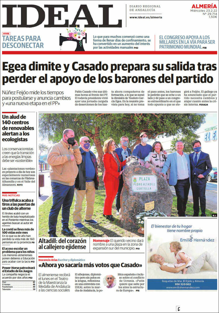 Portada de Ideal Almeria (Espa&ntilde;a)