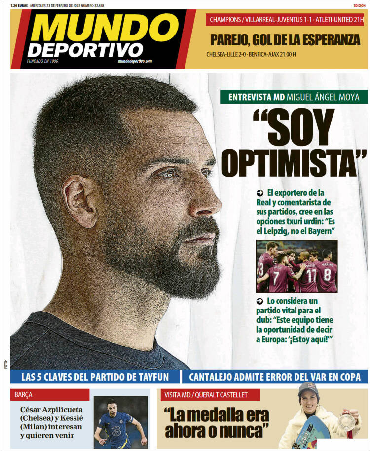 Portada de Mundo Deportivo Gipuzkoa (Espa&ntilde;a)
