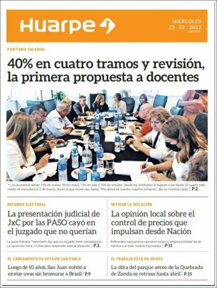 Portada de Huarpe (Argentina)