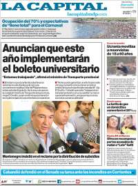 Portada de Diario La Capital - Mar del Plata (Argentina)