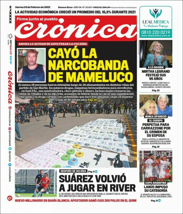 Portada de La Voz del Chaco (Argentina)