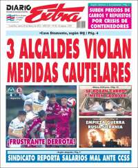 Portada de Diario Extra (Costa Rica)