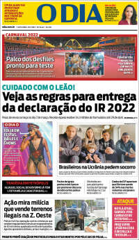 Portada de O Dia (Brasil)