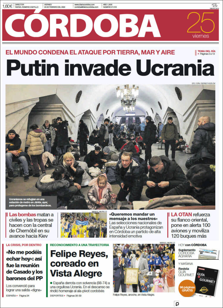 Portada de Diario de Córdoba (Espa&ntilde;a)