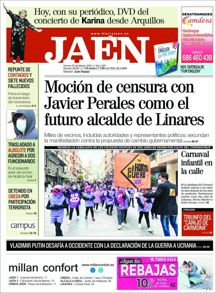Portada de Diario Jaén (Espa&ntilde;a)