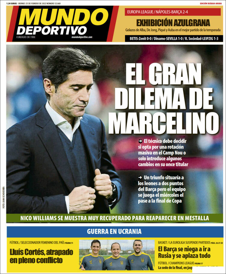 Portada de Mundo Deportivo Bizkaia (Espa&ntilde;a)