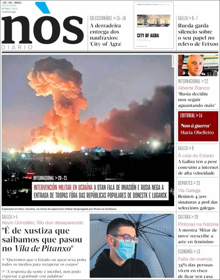 Portada de Nòs Diario (Espa&ntilde;a)