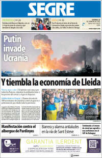 Portada de Segre  (Espa&ntilde;a)