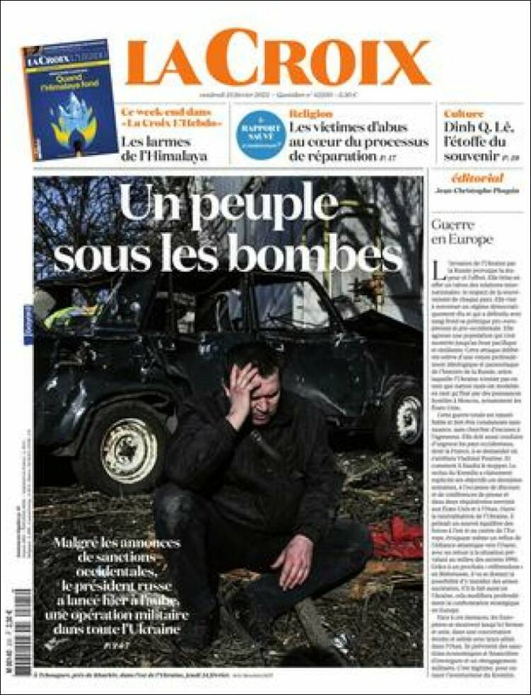 Portada de La Croix (Francia)