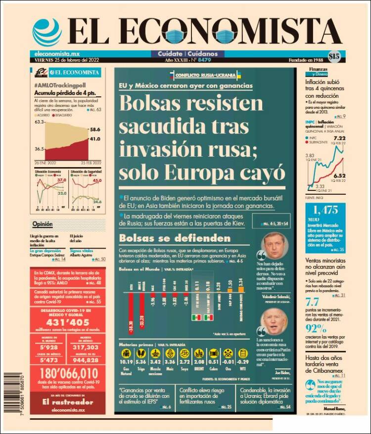 Portada de El Economista (M&eacute;xico)