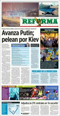 Portada de Reforma (M&eacute;xico)