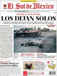 Portada de El Sol de México (M&eacute;xico)