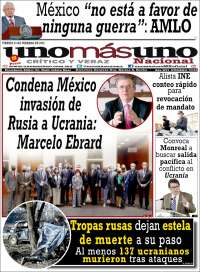 Portada de unomásuno (M&eacute;xico)