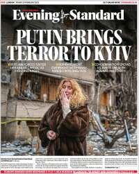 Portada de Evening Standard (Reino Unido)