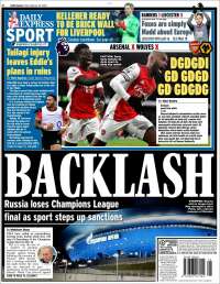 Portada de Express Sport (Reino Unido)