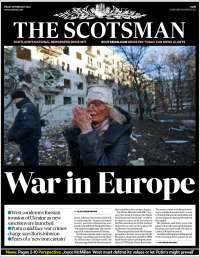 Portada de The Scotsman (Reino Unido)