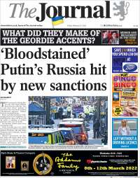 Portada de The Journal (Reino Unido)