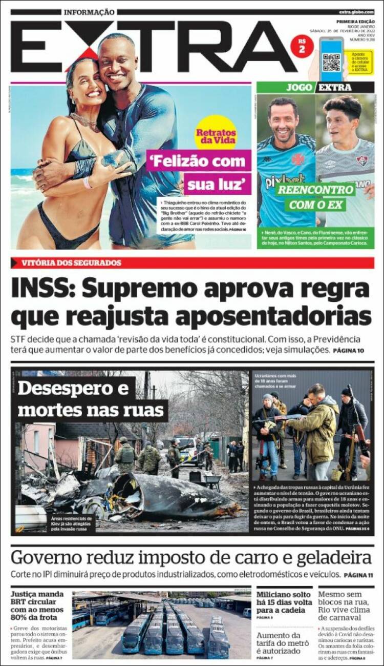 Portada de Extra (Br&eacute;sil)