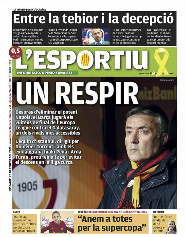 Portada de L'Esportiu (España)