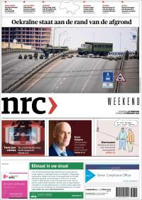 Portada de NRC Handelsblad (Países Bajos)