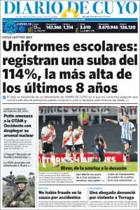 Portada de Diario de Cuyo (Argentina)